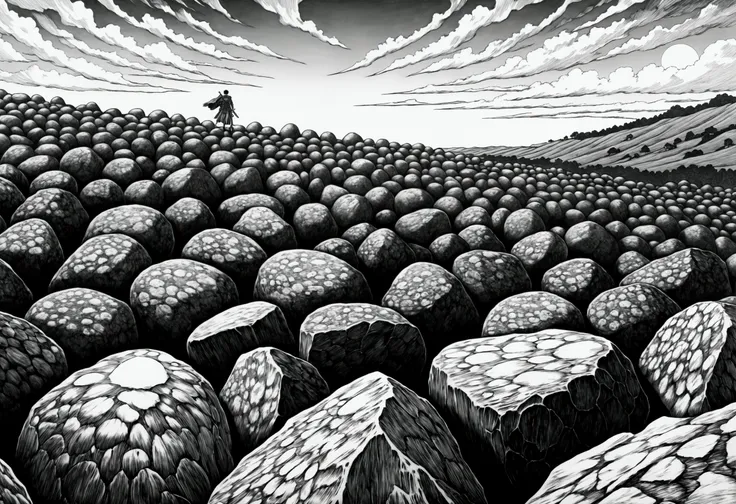 score_9, score_8_up, score_7_up, score_6_up, by kentaro miura, by yusuke murata, inspired by berserk, manga art, black and white...