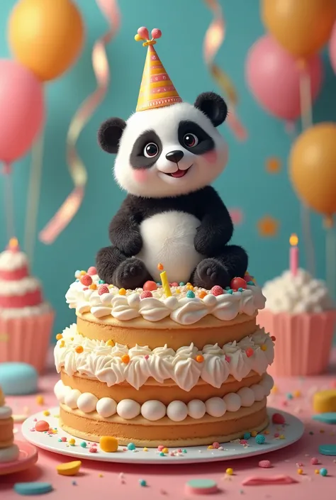 Birthday Cake Panda