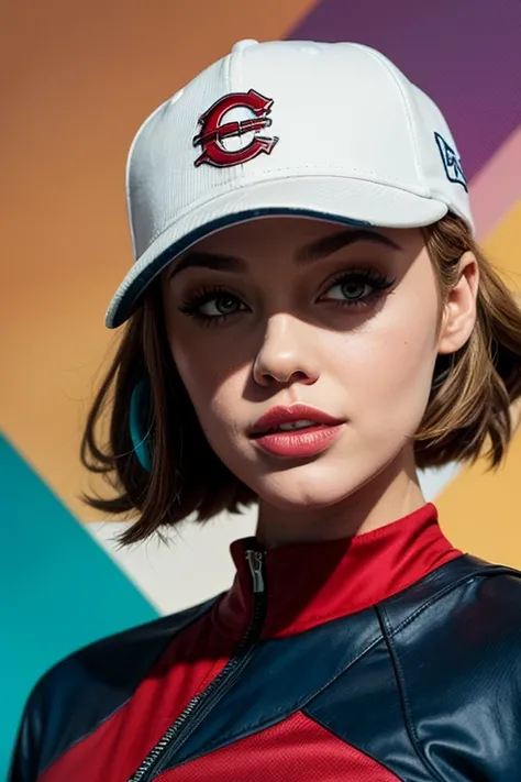 a cartoon drawing of a woman with a baseball uniform and a baseball cap, jen bartel, lois van baarle and rossdraws, 90s comic book character design, betty cooper, lois van rossdraws, ross tran style, rossdraws cartoon vibrant, artgerm and lois van baarle, ...