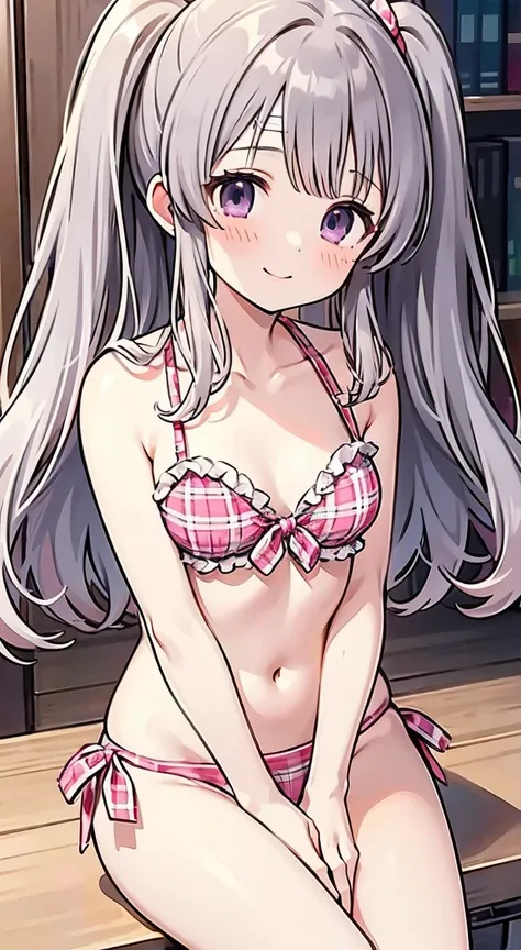 cute,Kiriko Yukoku,bikini,side tie bikinibottom,A smile full of happiness,