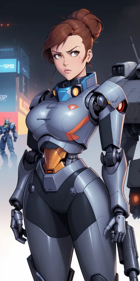 araffe woman in a futuristic suit with a gun in her hand, girl in mecha cyber armor, mechanized soldier girl, cgsociety and fenghua zhong, perfect android girl, cute cyborg girl, cyberpunk anime girl mech, female mecha, beutiful girl cyborg, cyborg girl, w...