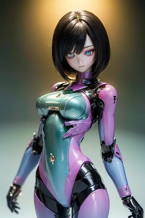 (SFW:2), photorealistic, realistic photo, 8k, ((highest quality)), ((masterpiece)), (extremely detailed), kukolnydom, doll, mecha musume, mechanical parts, robot joints, head gear, (cowboy shot, mature woman, 21yo, 21_years_old, solo:1.6), (dynamic pose, e...