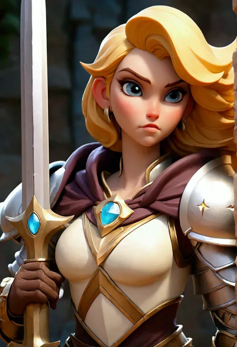 beautiful busty Paladin