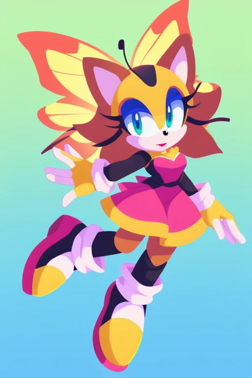 Female butterfly sonic style 