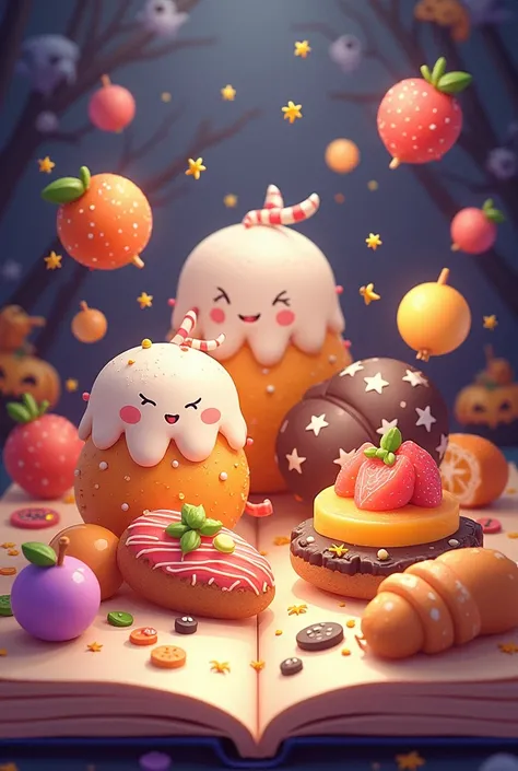 Halloween、Picture booksから出てきたような、Highest quality、とてもcute、、Ultra delicate、Beautiful、popアップ、cute、Picture books、とてもcute、、Looks delicious!、cute、pop、popなお菓子、sugar、、popな果物、