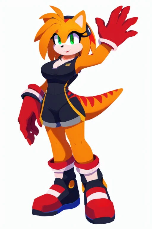 Female t rex dinosaur sonic style 