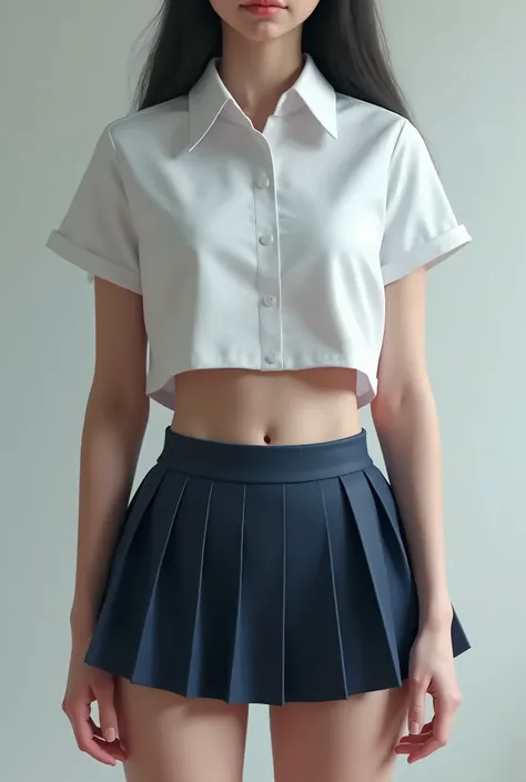 One girl, Panties,school uniform,High resolution, Anatomically correct, 
