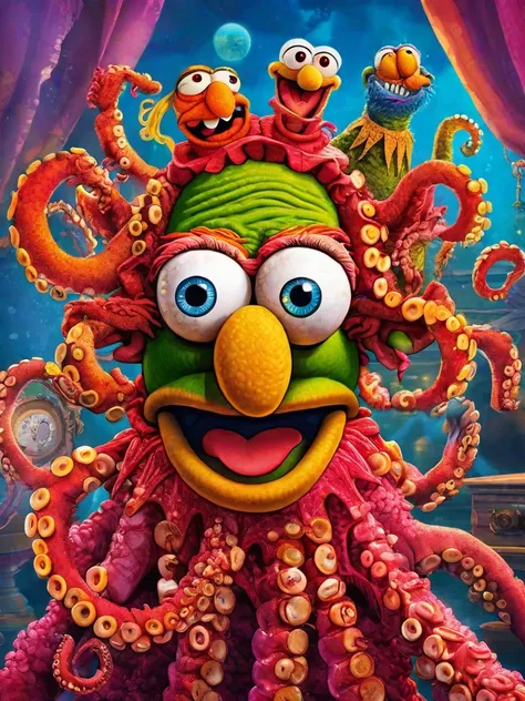 a muppet on the muppetshow but the old gods are rising