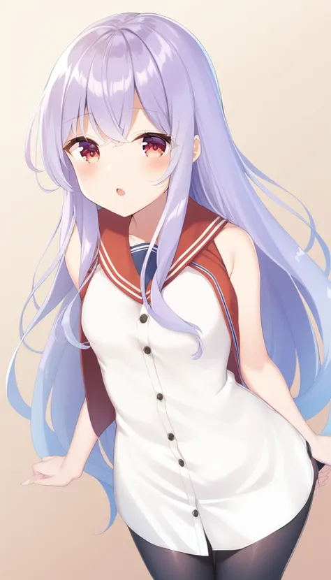 1 girl, , Long Hair, #1: Loose Bob，Long center ponytail, Silver Hair, , Red eyes, Front, Lift your head and cross your hips, military cap, clock,good looking, Portrait upper body