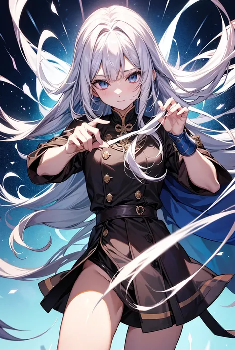 สาวอนิเมะLong hairสีขาวและตาสีฟ้ายืนอยู่ในเมืองญี่ปุ่นย่านบ้านเรือน, White hair flowing, 8k anime art wallpaper, 4K anime style, Digital art on PIXIV, 4k anime art wallpaper, anime art wallpaper 4 k, white blue, Beautiful anime artwork, 4k anime wallpaper ...