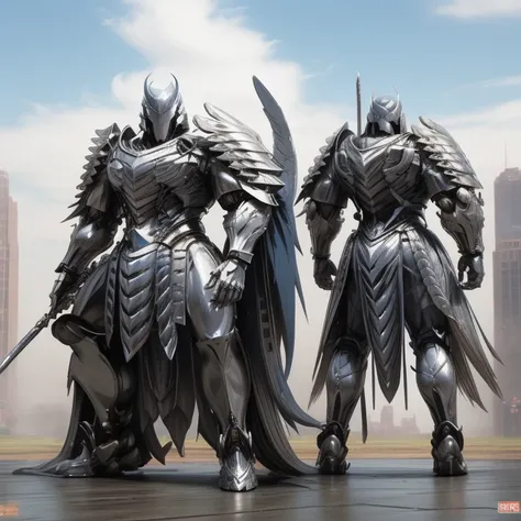 Hyunckel.
(covered in full silver armor. Hyunckel with sleek silver armor. shining silver armor. white cape. full plate armor. heavy metal armor. no face.)- dominating Hyunckel. Hyunckel is over 1000 meters long. focus GIANT mechanical Muscular Hyunckel is...