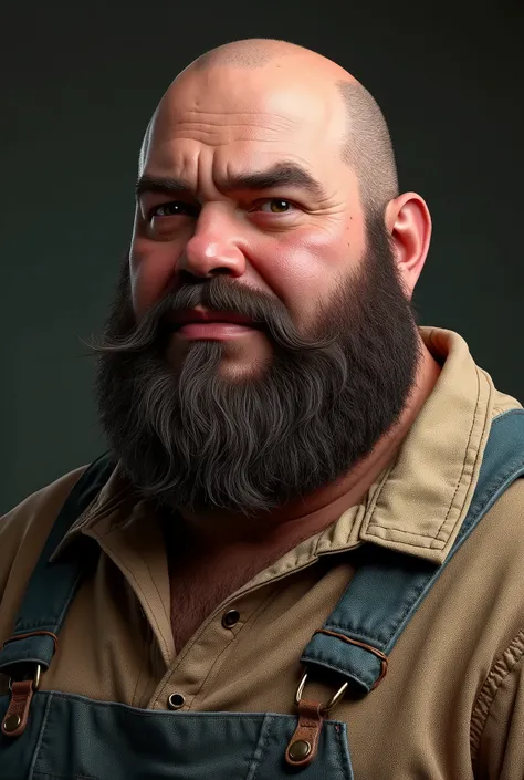 8K Very Real Best Highest Realistic Quality very Realistic 8K very detailed highly photorealistic very realistic highly detailed closeup portrait photo of a Very Realistic Bald Sexy Bald Daddy Hairy Bearded Bear Beefy Body Thick Muscle Bear Burly Chubby Be...