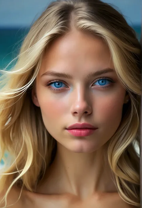 1girl, close uo from the face, only face, (swedish), extrem blond, straight hair, light blond, full lips, (juicy lips, pink lips), cute little nose, (blue eyes, ocean eyes, recognizable eyes), seductive face impression, looking at the camera, best quality,...