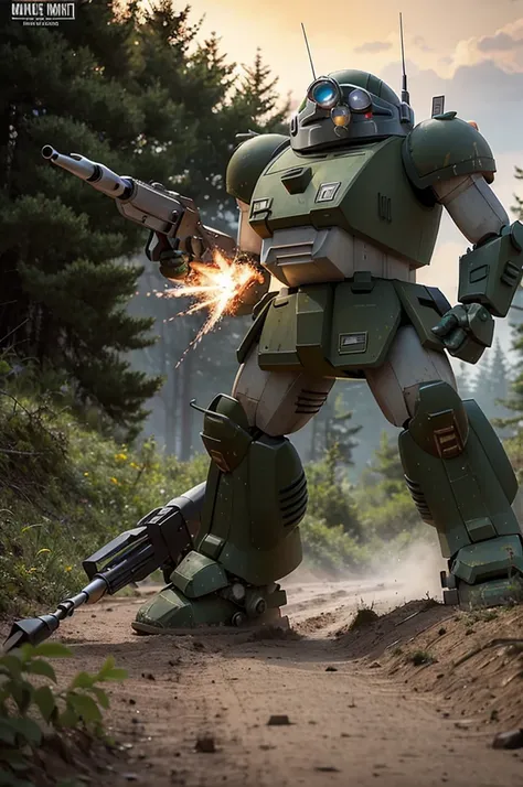 best quality, masterpiece, highly detailed, armored_trooper, ultra-detaile votoms, robot, mecha, science fiction, realistic, no ...