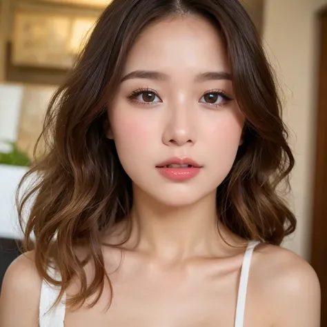 (Photorealistic、Masseter muscle area、Highest quality、High resolution、RAW Photos)、（full body, glamorous body,Perfect Detail）Realistic、Bright lighting、Face Light、Smooth Professional Lighting、pretty girl、Beautiful woman、Modeled、gravure、natural makeup、so beaut...