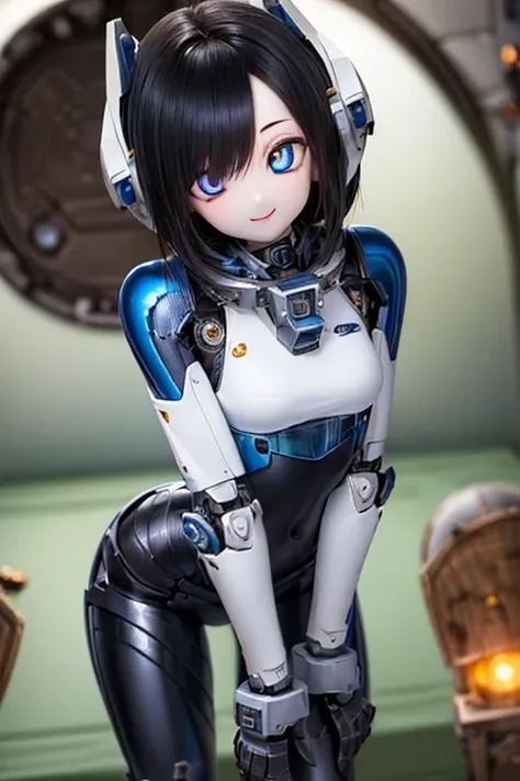 (SFW:2), photorealistic, realistic photo, 8k, ((highest quality)), ((masterpiece)), (extremely detailed), kukolnydom, doll, mecha musume, mechanical parts, (robot joints, bodysuit, head gear), (cowboy shot, spaceship room, mature woman, 21yo, 21_years_old,...