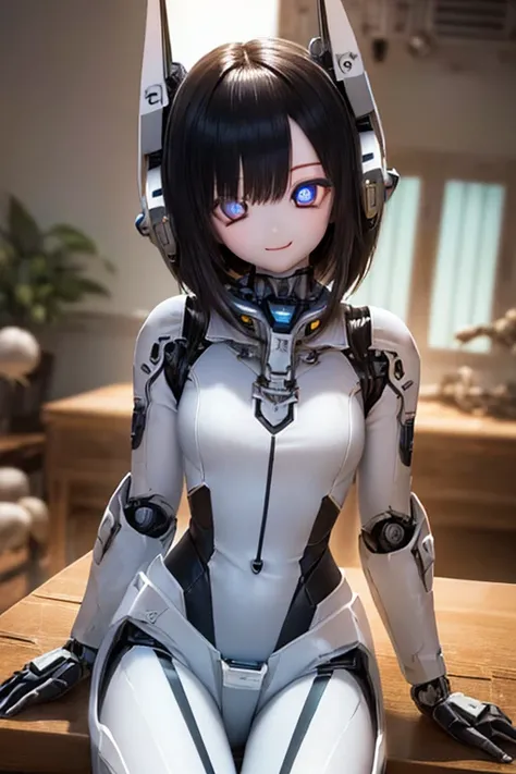 (SFW:2), photorealistic, realistic photo, 8k, ((highest quality)), ((masterpiece)), (extremely detailed), kukolnydom, doll, mecha musume, mechanical parts, (robot joints, bodysuit, head gear), (cowboy shot, spaceship room, mature woman, 21yo, 21_years_old,...