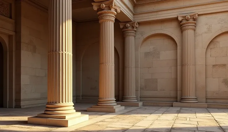 A Corinthian column