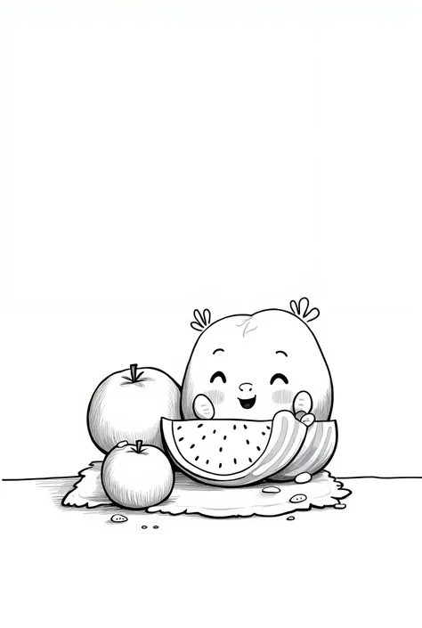 "Create a high-quality black and white illustration for a book, with friendly characters and simple scenarios, but charming. The style should be smooth and expressive, with clear lines and details that capture a child&#39;s imagination. The image must incl...