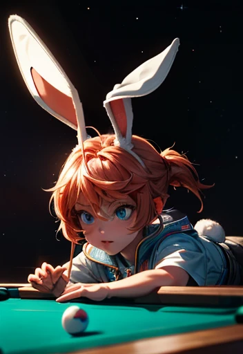 a close up of a cartoon bunny with a red hair and blue eyes, anthro portrait, anthropomorphic rabbit, bunnypunk, masterpiece anthro portrait, anthro art, white rabbit, a portrait of judy hopps, rabbit face only, the white rabbit, rabbit warrior, rabbit ear...