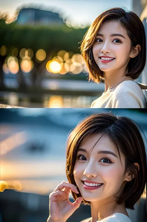 (Realistic, 超Realistic:1.4), 16K HDR, High resolution,((Whiskey Glass)),((Whiskey Bottle)),((Whiskey Glass)),Happy smile、short hair,The best smile、Japanese actress,so beautiful(It looks like the real thing),Evening Dresses,Cocktail Dresses、Whiskey Bottle、T...