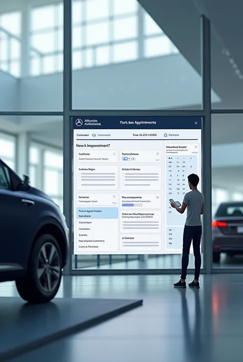 IMAGE OF A DIGITAL PLATFORM TO SCHEDULE A VEHICLE AFTER-SALES APPOINTMENT