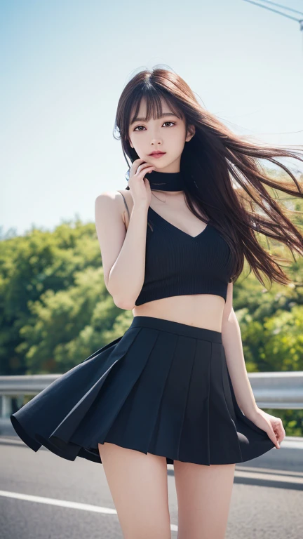 Beautiful black hair , Beautiful Eyes, Ultra-high resolution, ((細いThighs, Thighs)), Slim body line, ((Narrow waist:1.2)), (Japanese Idols, baby face, beautiful girl), (Perfect Anatomy:1.2), (Best Quality、Best Quality、masterpiece、Ultra-high resolution、reali...