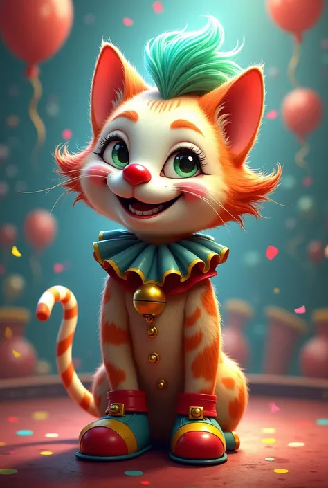 Clown cat