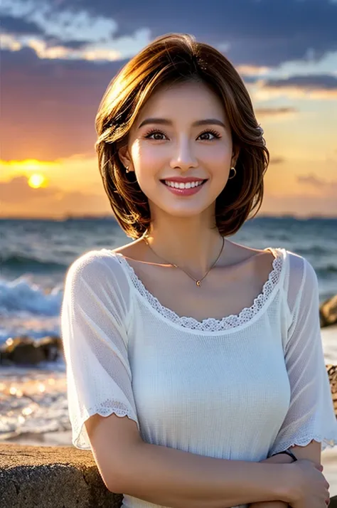 (Realistic, 超Realistic:1.4), 16K HDR, High resolution,((Whiskey Glass)),((Whiskey Bottle)),((Whiskey Glass)),Happy smile、short hair,The best smile、Japanese actress,so beautiful(It looks like the real thing),Evening Dresses,Cocktail Dresses、Whiskey Bottle、T...