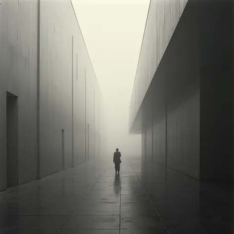 In the style of Hiroshi Sugimoto, fine-art photography.