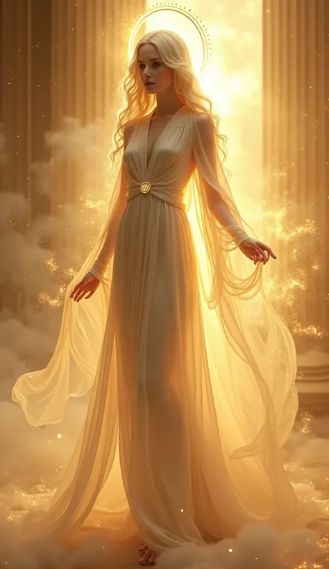 Very beautiful goddess。Goddess of Light。