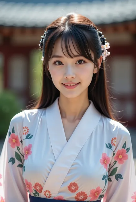 (masterpiece, Best Quality:1.2), One girl, Alone, Japanese women,  20 years old,  Beauty, Beautiful slim figure, (Super cute idol-like face), Perfect Face, Perfect Face, Perfect eyes with perfect symmetry, Very detailed, Real, High resolution, Happy expres...