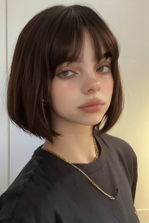 (photorealism:1.2), beautiful woman, bob cut, teen