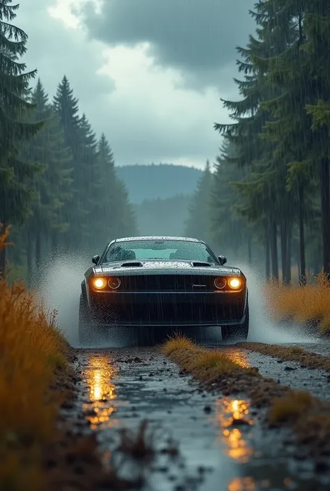 Cars stated on road and raining and thundering around yellowish grasses and forests make the car and especially road bestest
Invincible 💪🏿 graphics quality and make realistic in road and car also .

Make the beast one go on.