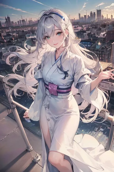 Official art, masterpiece, Clear focus, (Beautiful, charming and lovely Korean woman:1.3), (Beautiful and cute Korean:1.3), Korean beauty, Exquisite and beautiful hair、Eyes and Face, Practical, Super detailed, pretty girl, Blue sky, Glowing white particles...