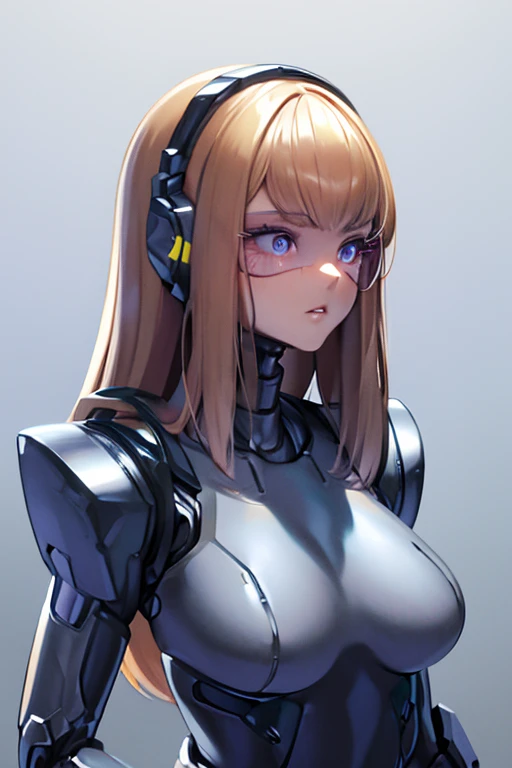 (masterpiece),(Highest quality),(Super detailed),(Best illustrations),(Best Shadow),(Absurd),(Detailed Background),(so beautiful), 16K, 8K, 4K,(Best Shadow),robotization,woman ,big bust,Robot Joint ,Metal skin,Black robot Suit,long hair,a black robot suit ...