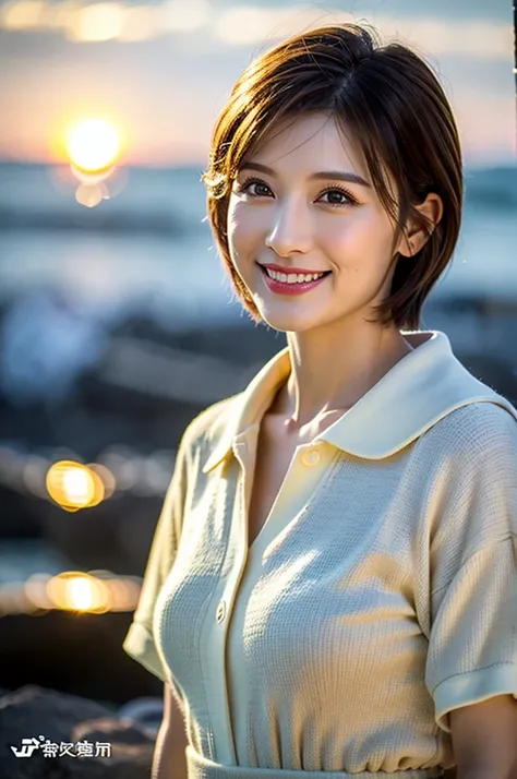 (Realistic, 超Realistic:1.4), 16K HDR, High resolution,((Whiskey Glass)),((Whiskey Bottle)),((Whiskey Glass)),Happy smile、short hair,The best smile、Japanese actress,so beautiful(It looks like the real thing),Evening Dresses,Cocktail Dresses、Whiskey Bottle、T...