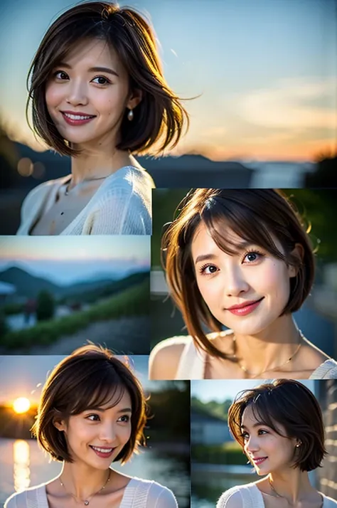 (Realistic, 超Realistic:1.4), 16K HDR, High resolution,((Whiskey Glass)),((Whiskey Bottle)),((Whiskey Glass)),Happy smile、short hair,The best smile、Japanese actress,so beautiful(It looks like the real thing),Evening Dresses,Cocktail Dresses、Whiskey Bottle、T...