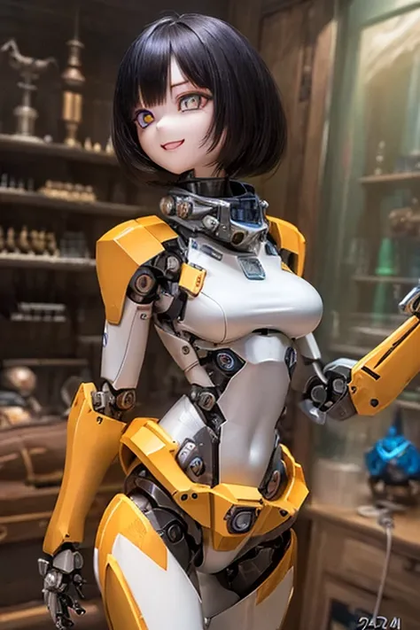 (SFW:2), photorealistic, realistic photo, 8k, Canon EOS, ((highest quality)), ((masterpiece)), (extremely detailed), kukolnydom, doll, mecha musume, mechanical parts, ((mechanical legs, robot joints)), bodysuit, headgear, (cowboy shot, spaceship room, matu...