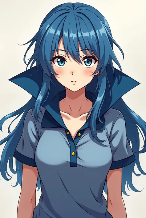 Fire Emblem Lucina wearing a Massive Popped Collar Polo