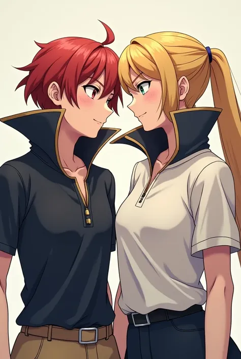 Fire Emblem Lucina and Marth both wearing a Massive Popped Collar Polo