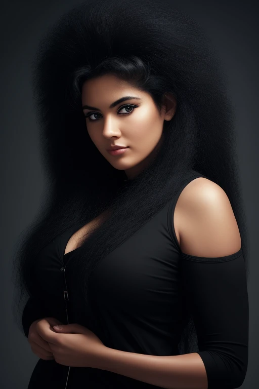 most very jet black hair,very long hair,most very wolf hair,most very lion hair,very flashy semi afro hair,most very frizzy hair,coarse hair,most very stiff hair,most very spread hairstyle,thick hair,fluffy hair,most very heavy weight hair,most very volumi...