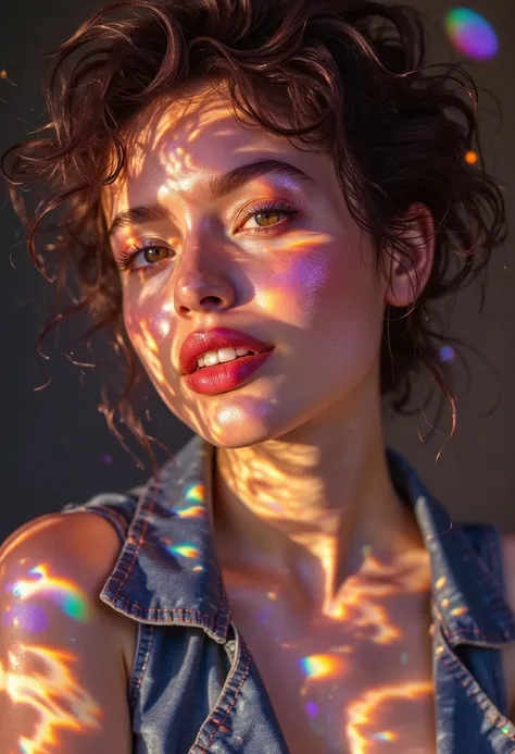 Iridescent Skin Portrait
