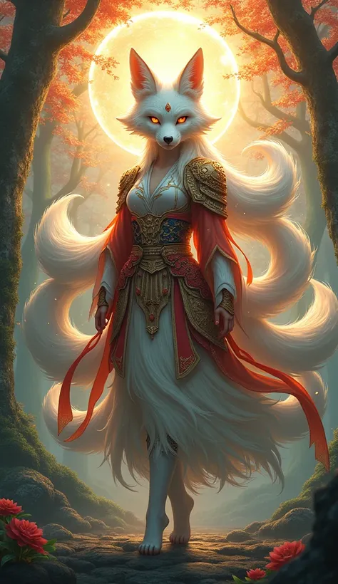 Kitsune warrior goddess 