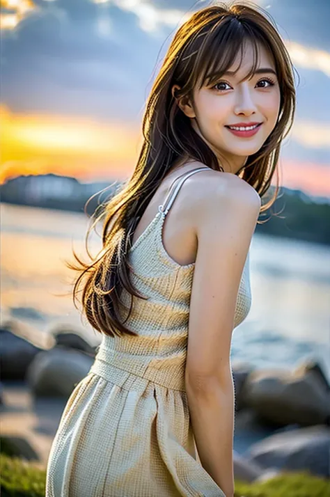 (Realistic, 超Realistic:1.4), 16K HDR, High resolution,((Whiskey Glass)),((Whiskey Bottle)),((Whiskey Glass)),Happy smile、short hair,The best smile、Japanese actress,so beautiful(It looks like the real thing),Evening Dresses,Cocktail Dresses、Whiskey Bottle、T...