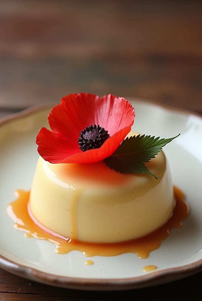 Poppy and delicious looking pudding