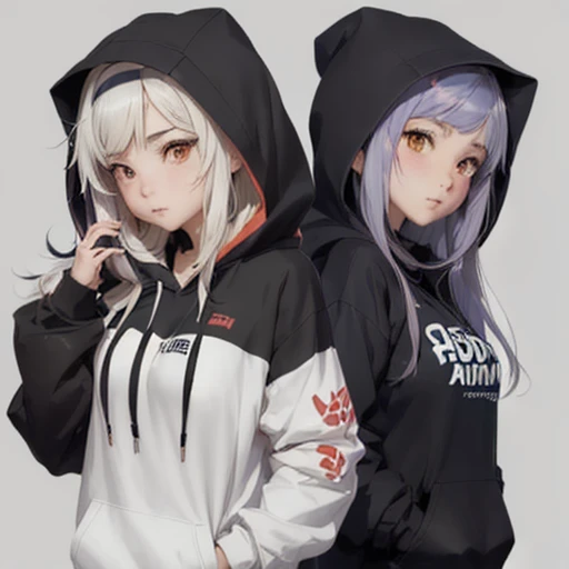 anime character with a hoodie and a hoodie on, anime moe artstyle, anime visual of a cute girl, anime style illustration, (anime girl), top rated on pixiv, ilya kuvshinov with long hair, artgerm and ilya kuvshinov, ilya kuvshinov and artgerm, trending on p...