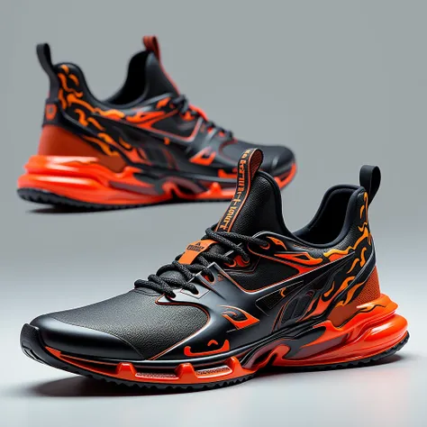 “Design of a sports shoe skin inspired by the Hot Wheels aesthetic for ((**Counter-Strike**)), featuring the name **((“NTR-Lighhtt”:)1.5)** in the Hot Wheels font style on the bottom right corner. The shoe should have vibrant colors like metallic blue, fie...