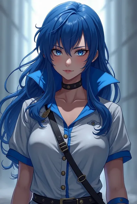 Fire Emblem Princess Lucina wearing a Massive Popped Collar Polo