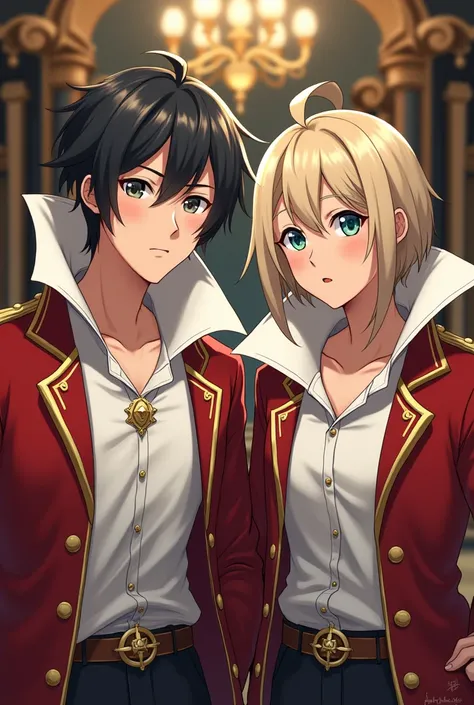 Fire Emblem Preppy King and Princess both wearing a Massive Popped Collar Polo